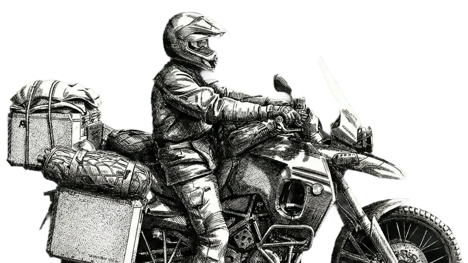 Motorcycle trip through South America