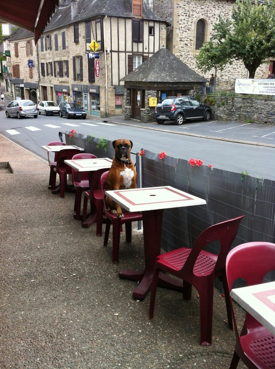A stop in the French countryside