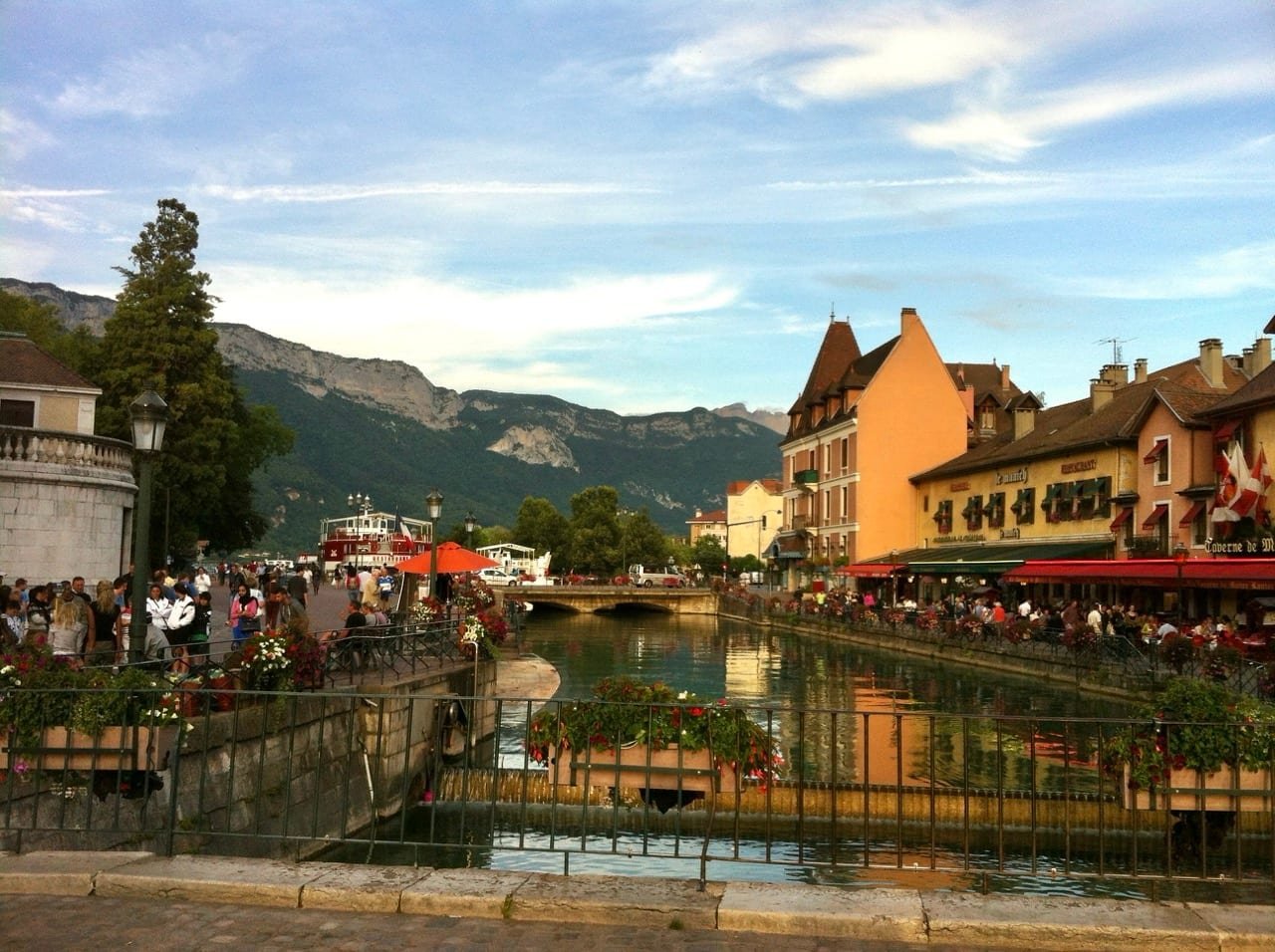 The first Alpine panorama