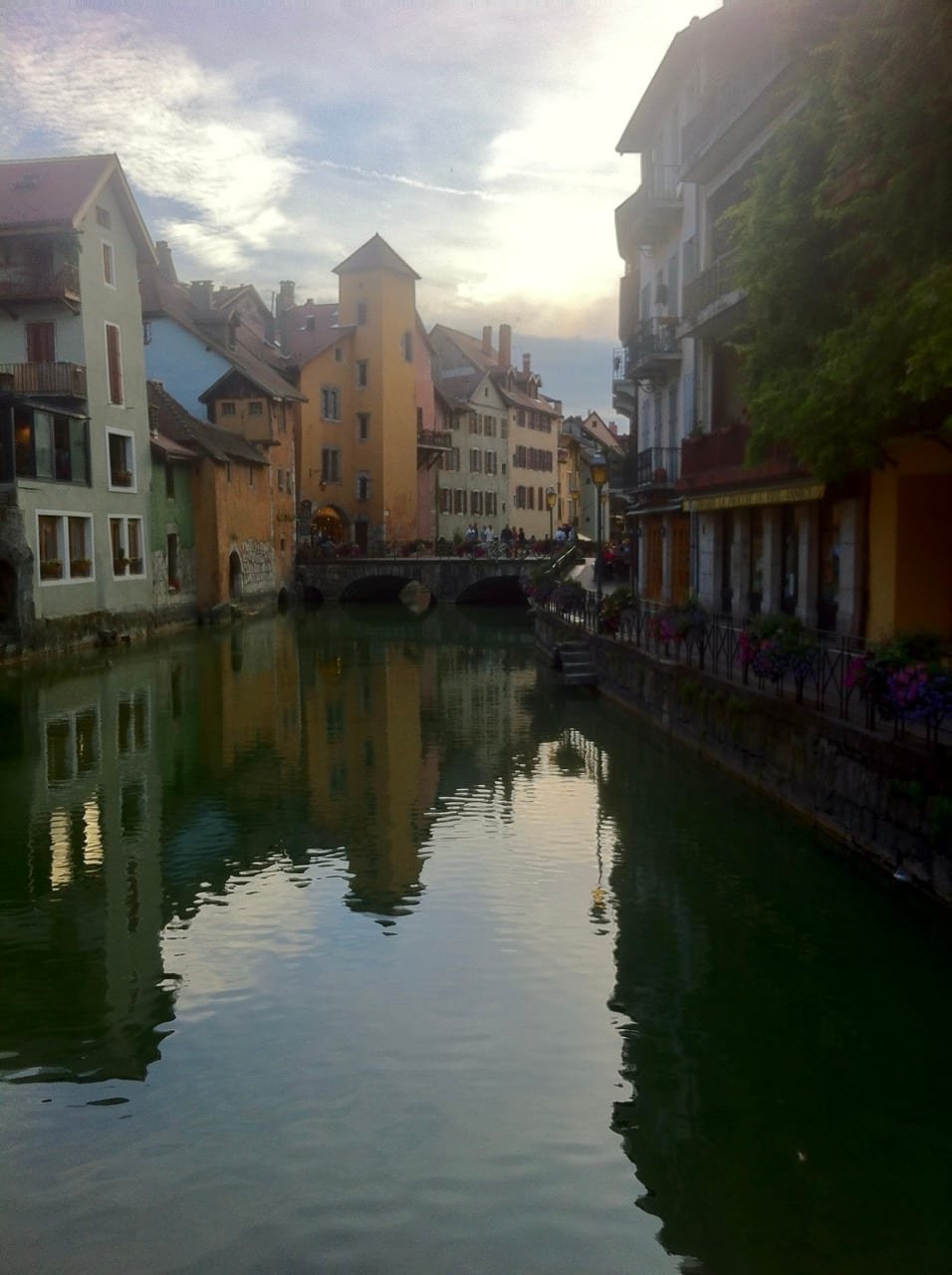Approaching the Swiss border