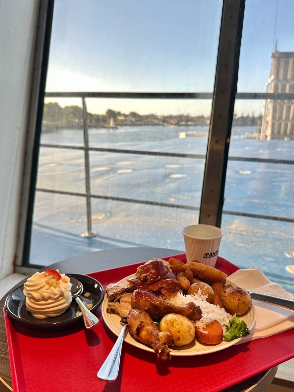 Bass Strait crossing at dusk