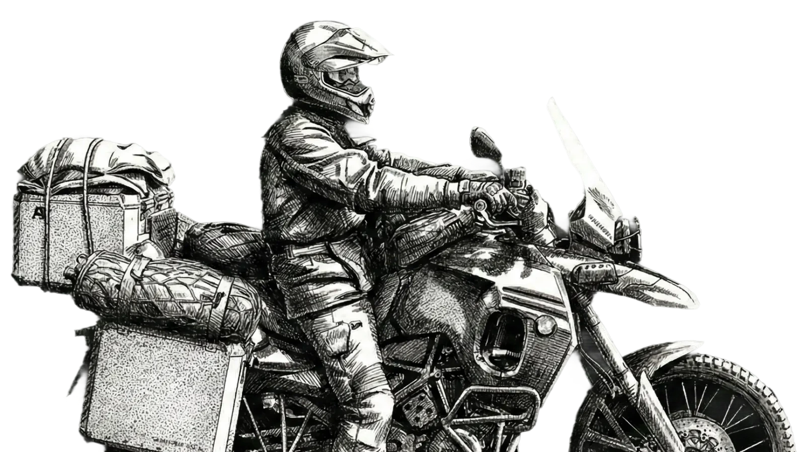 Motorcycle trip through South America