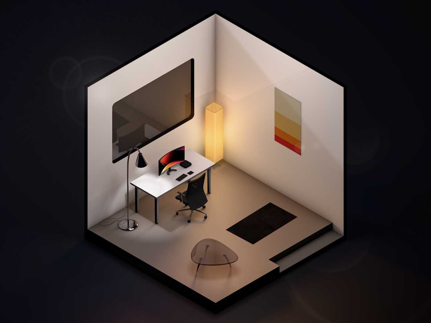 Isometric room